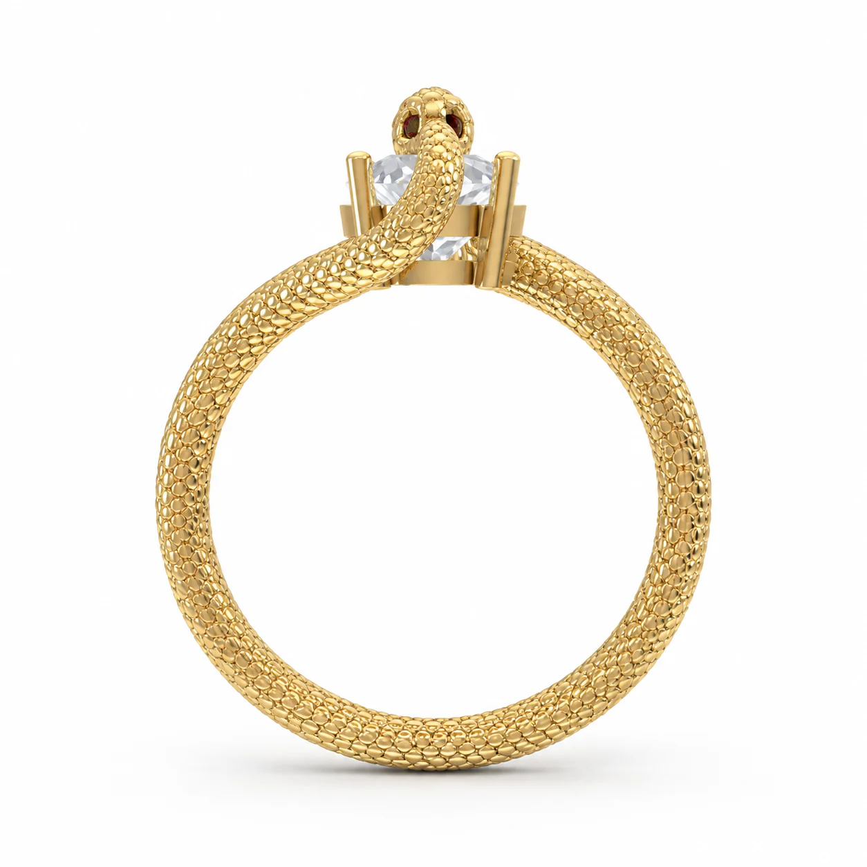 Snake Vintage Ring, yan görünüm