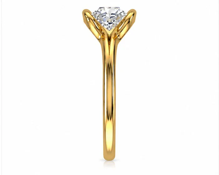 Arc Tektaş Yüzük No. 01, yan profil görünüm