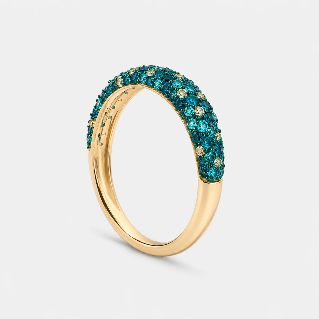 Teal Mosaic Ring No. 03, detay görünüm